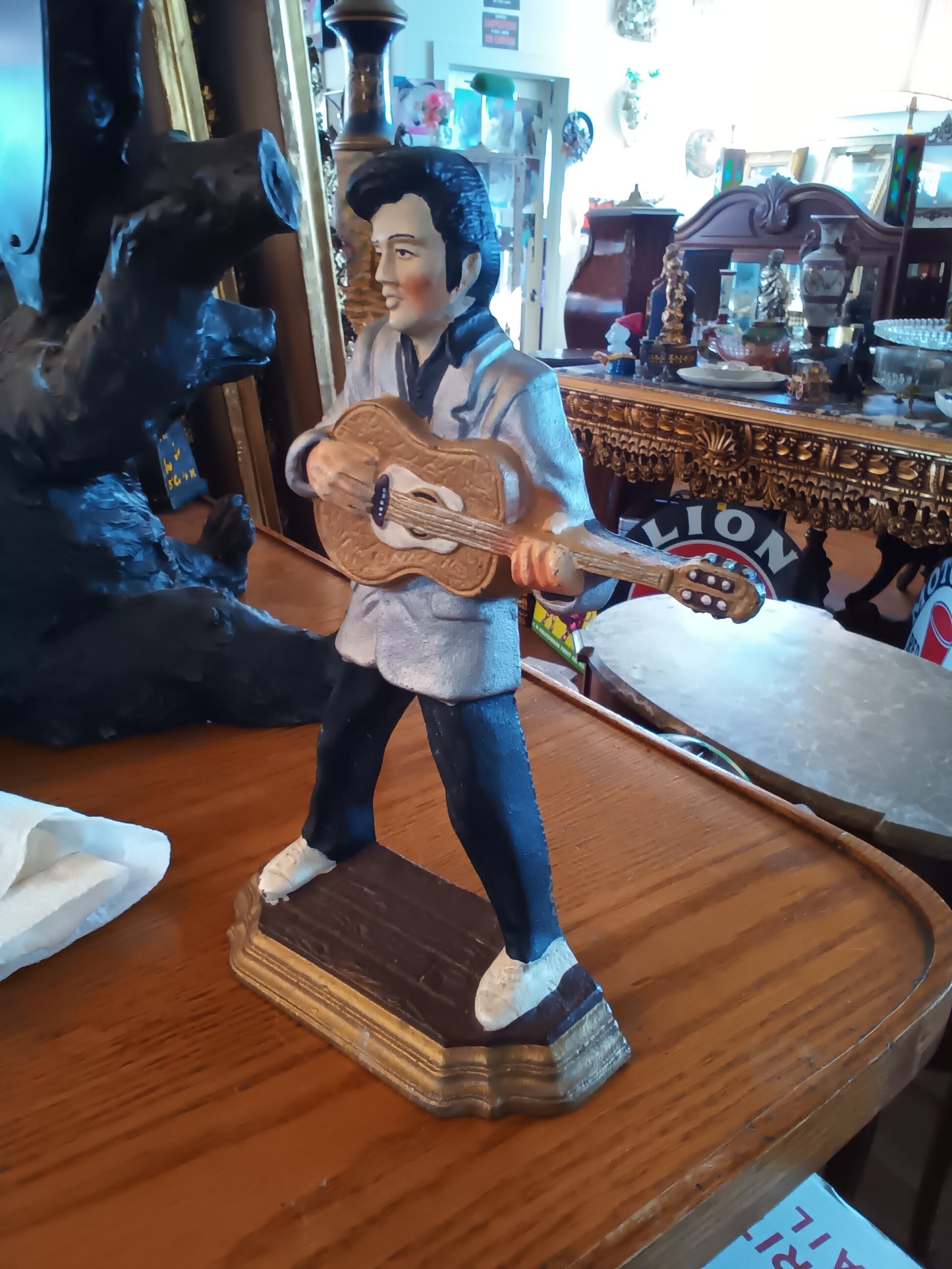 Cast Iron Elvis Door Stopper