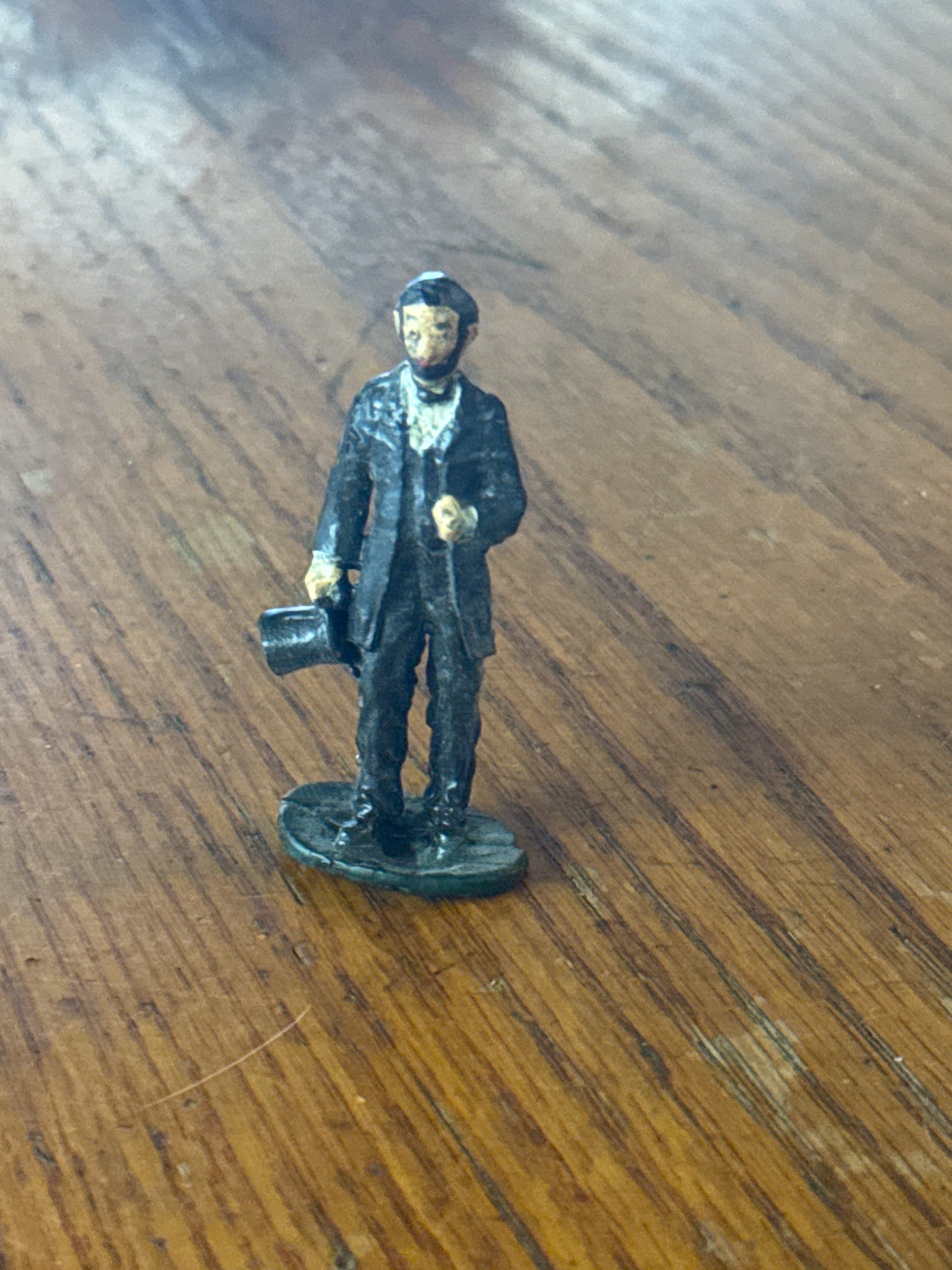 Solid Lead Abe Lincoln Statue