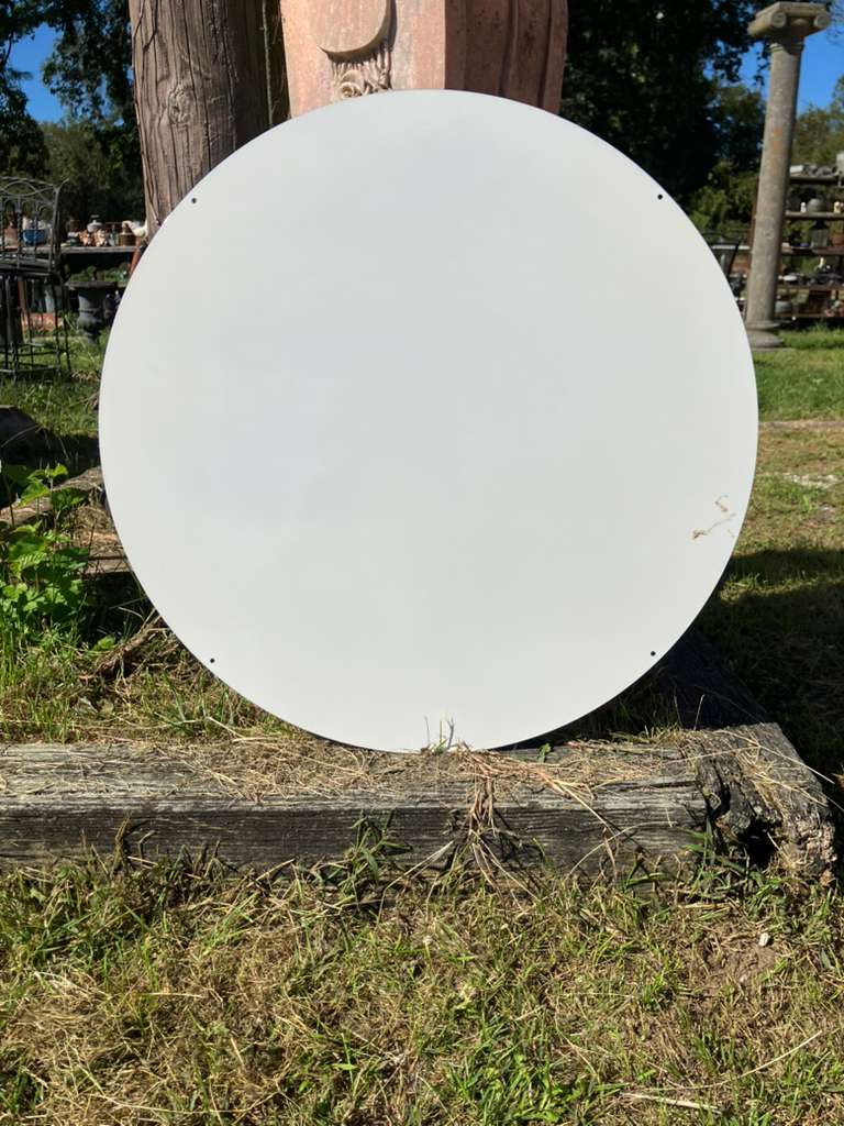 Grizzly Gasoline 30" Vintage Round Metal Sign