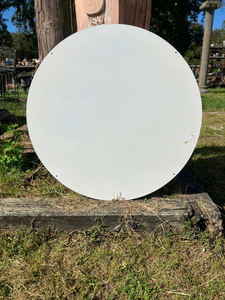 Grizzly Gasoline 30" Vintage Round Metal Sign