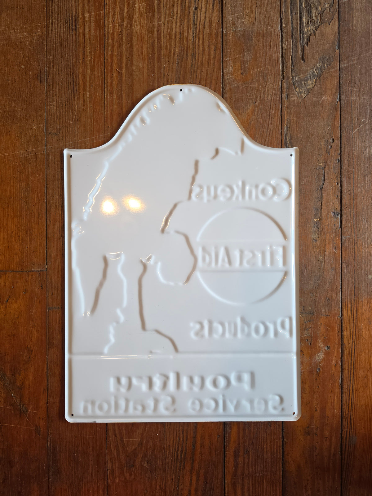 Conkeys First Aid Products metal sign