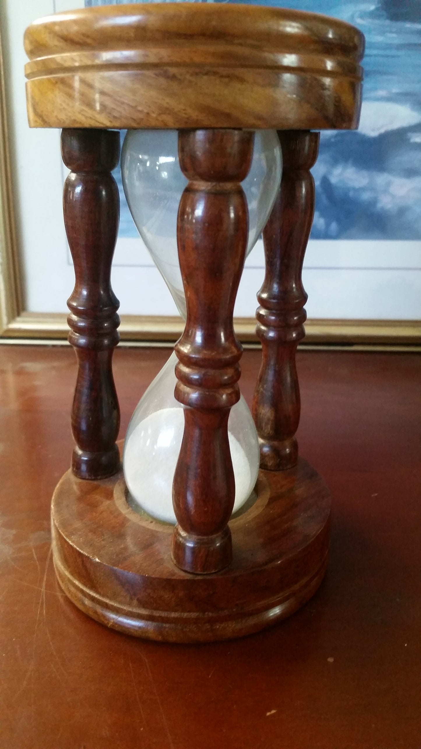 Wooden Glass - 5 mins Sand Time-Jantiques LLC.