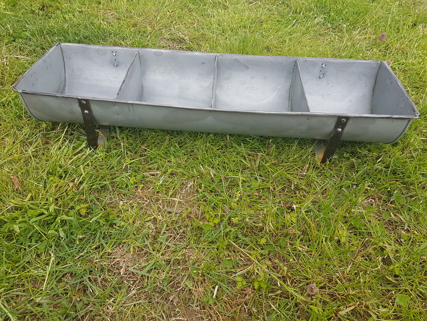 Tin - Galvanized Chicken Feeder-Jantiques LLC.