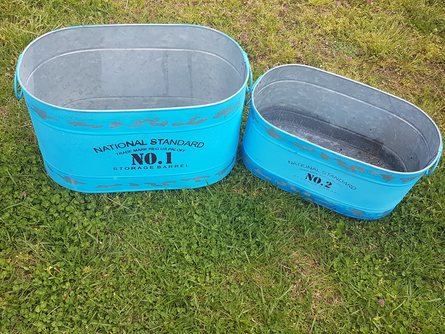 Tin - Galvanized Standard Bucket-Jantiques LLC.