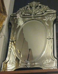 Venetian Mirror - Topaz Style-Jantiques LLC.