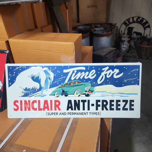 Sinclair anti-freeze Automotive Advertising Sign-Jantiques LLC.