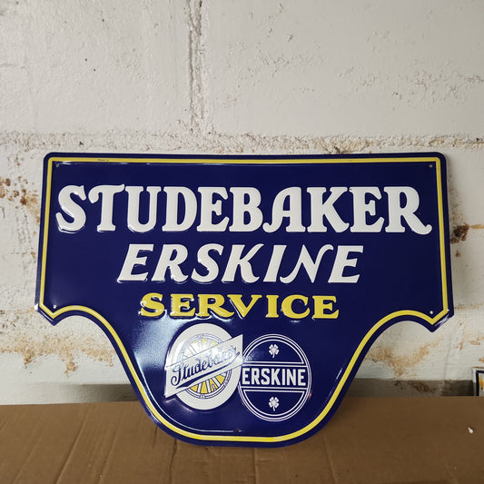 Studebaker service automotive advertising sign-Jantiques LLC.