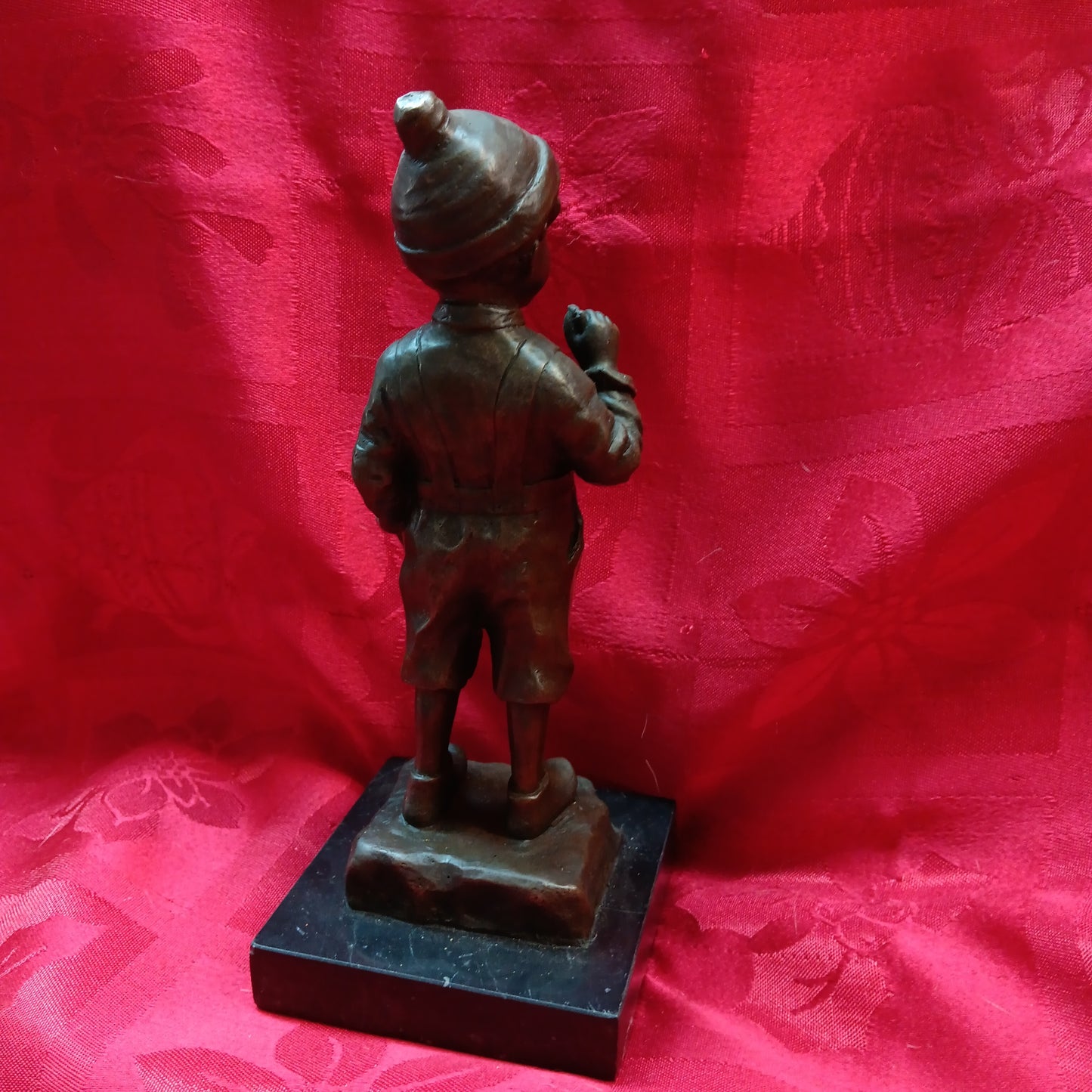 J. Schmidt-Felling "Le Petit Fumeur" Bronze Statue-Jantiques LLC.