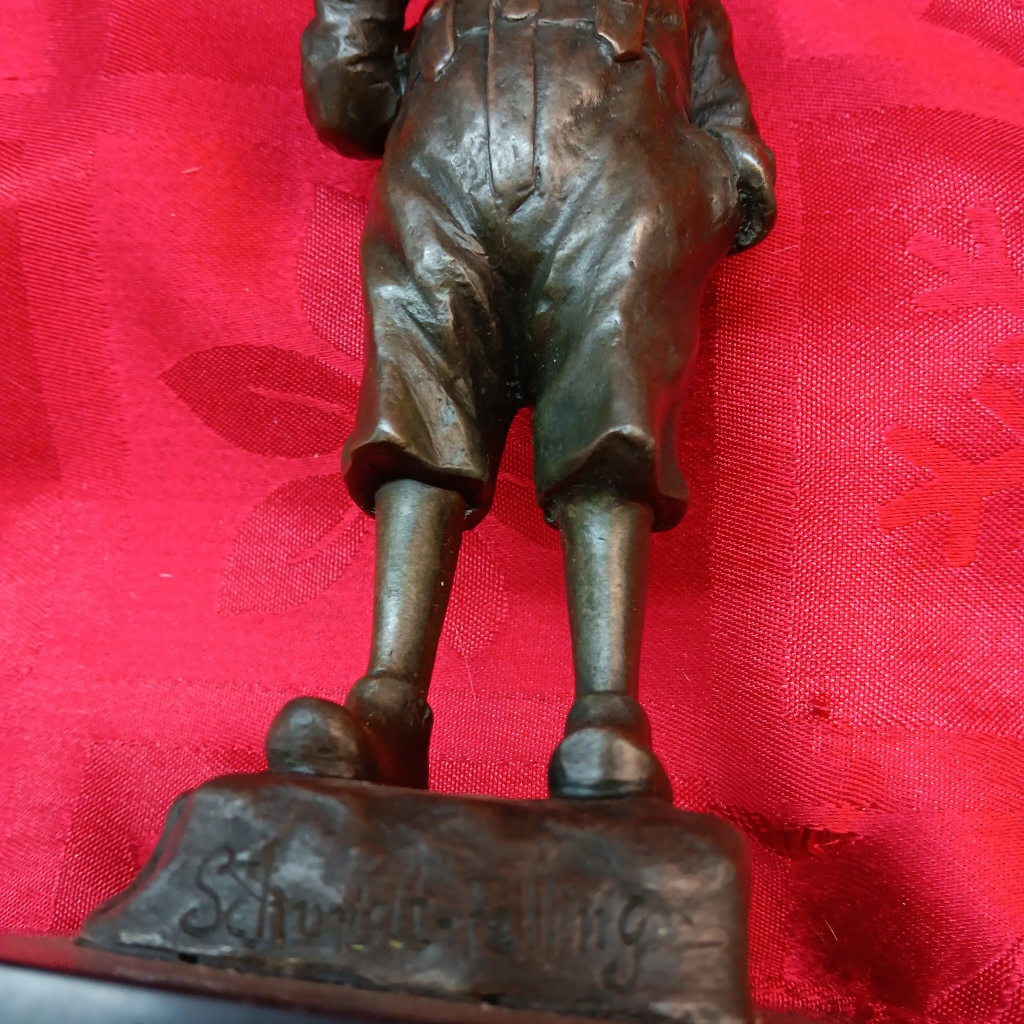 J. Schmidt-Felling "Le Petit Fumeur" Bronze Statue-Jantiques LLC.