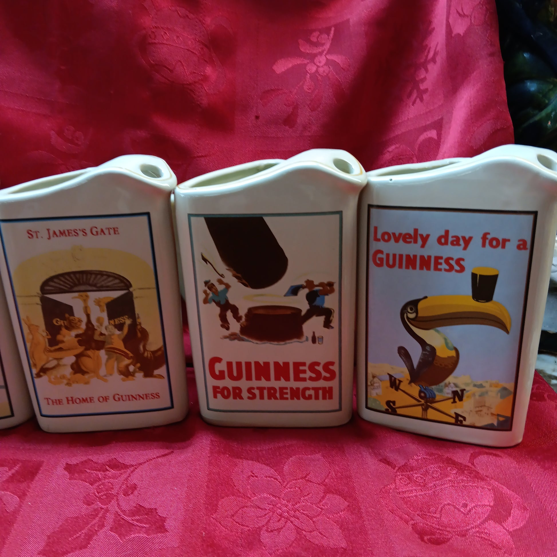 Guinness Pouring Pitcher set of 6-Jantiques LLC.