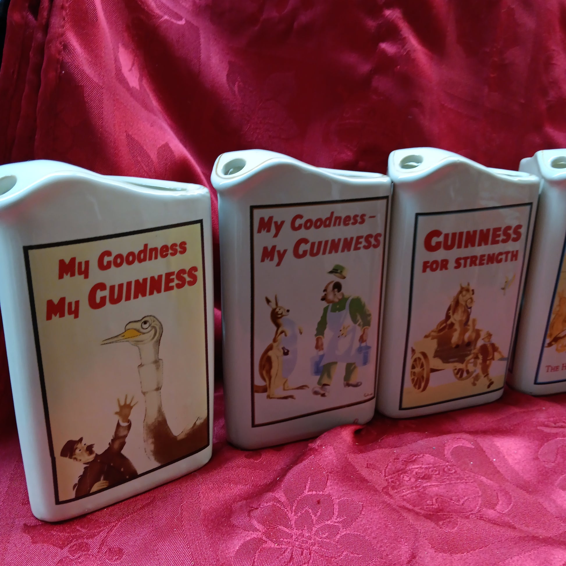 Guinness Pouring Pitcher set of 6-Jantiques LLC.