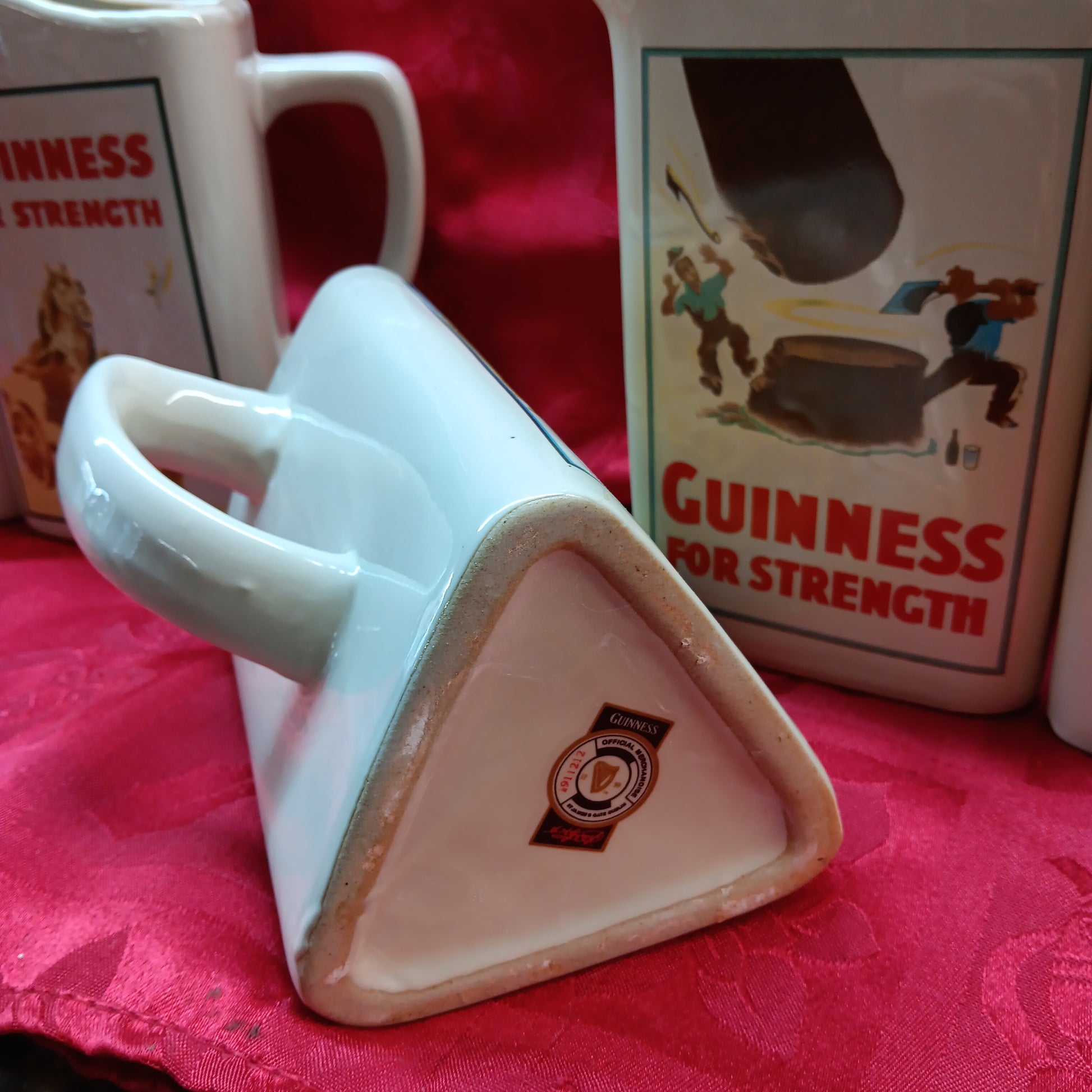 Guinness Pouring Pitcher set of 6-Jantiques LLC.