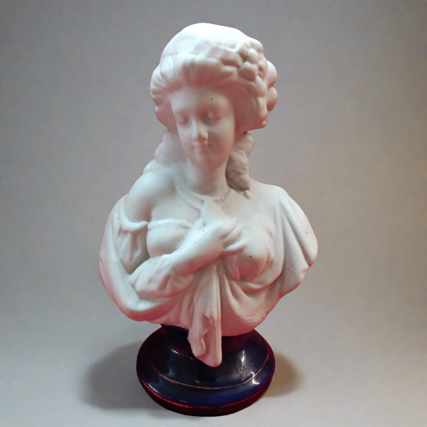 19 Century Styled Woman Bust Statue-Jantiques LLC.