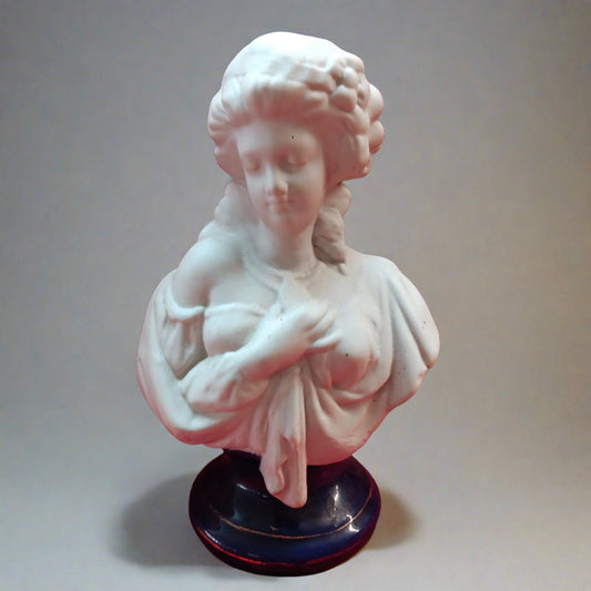 19 Century Styled Woman Bust Statue-Jantiques LLC.