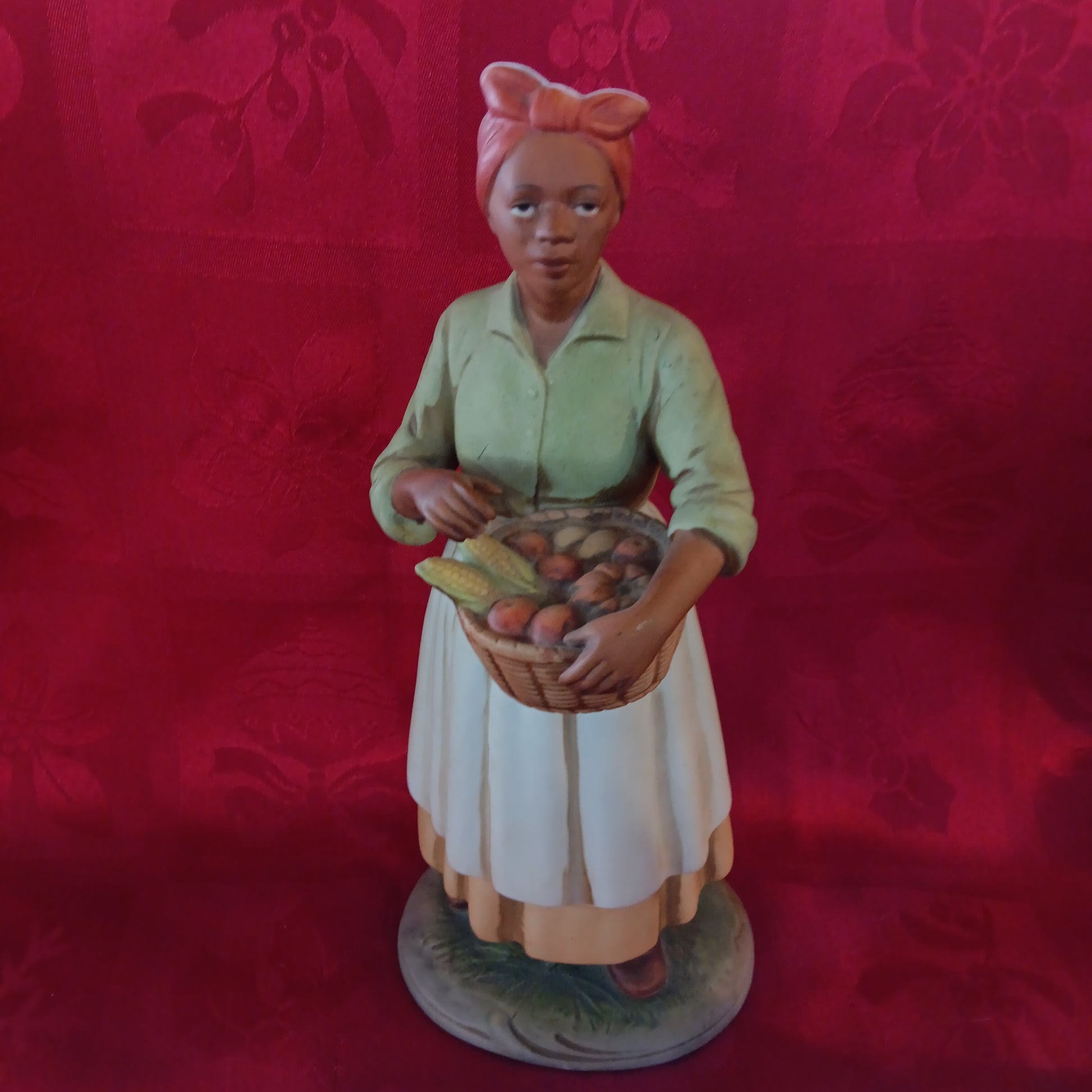 Homco Home Porcelain Figurines African American Farmers-Jantiques LLC.