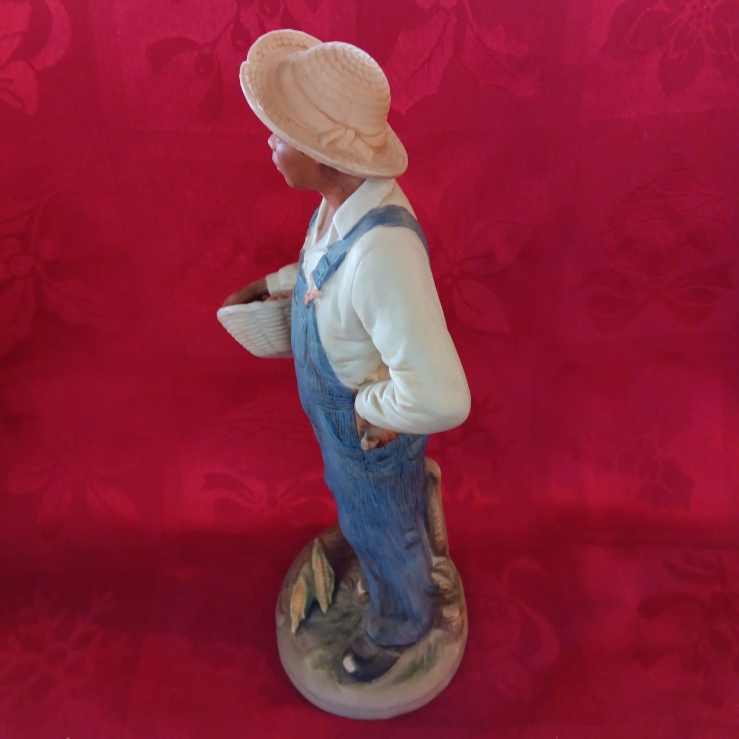 Homco Home Porcelain Figurines African American Farmers-Jantiques LLC.