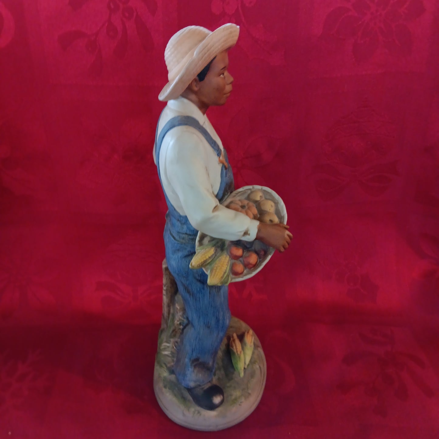 Homco Home Porcelain Figurines African American Farmers-Jantiques LLC.