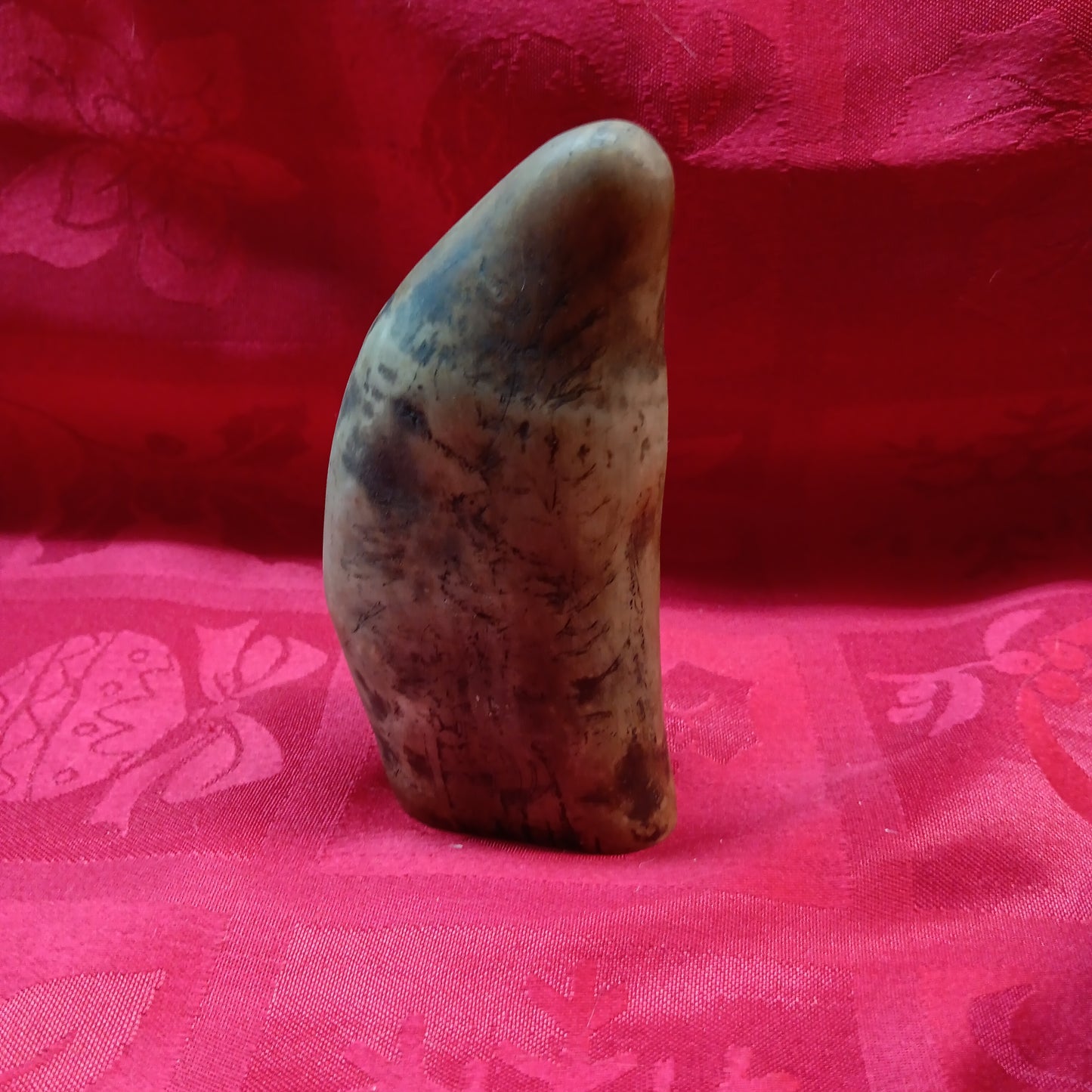 Scrimshaw Resin whale teeth Pair-Jantiques LLC.