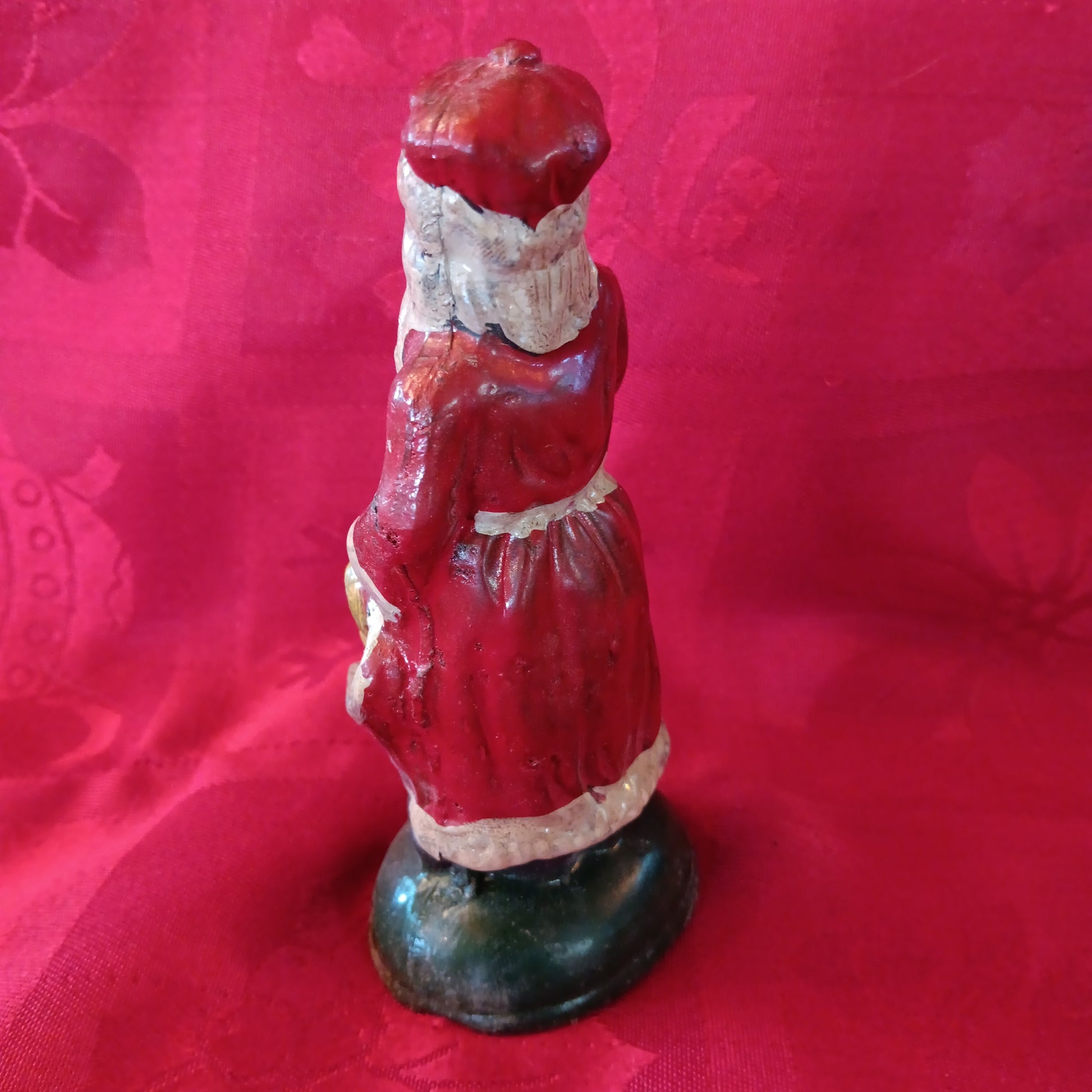 Lead Red Santa Claus 1807-Jantiques LLC.