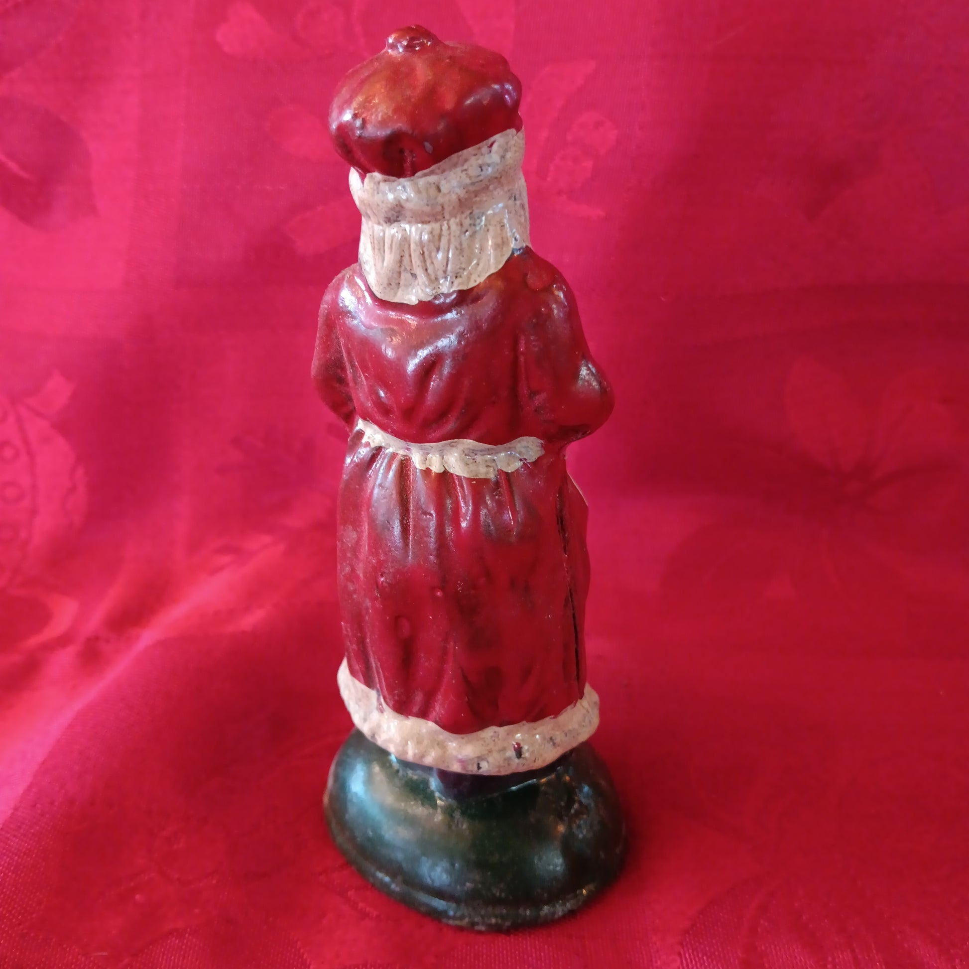 Lead Red Santa Claus 1807-Jantiques LLC.