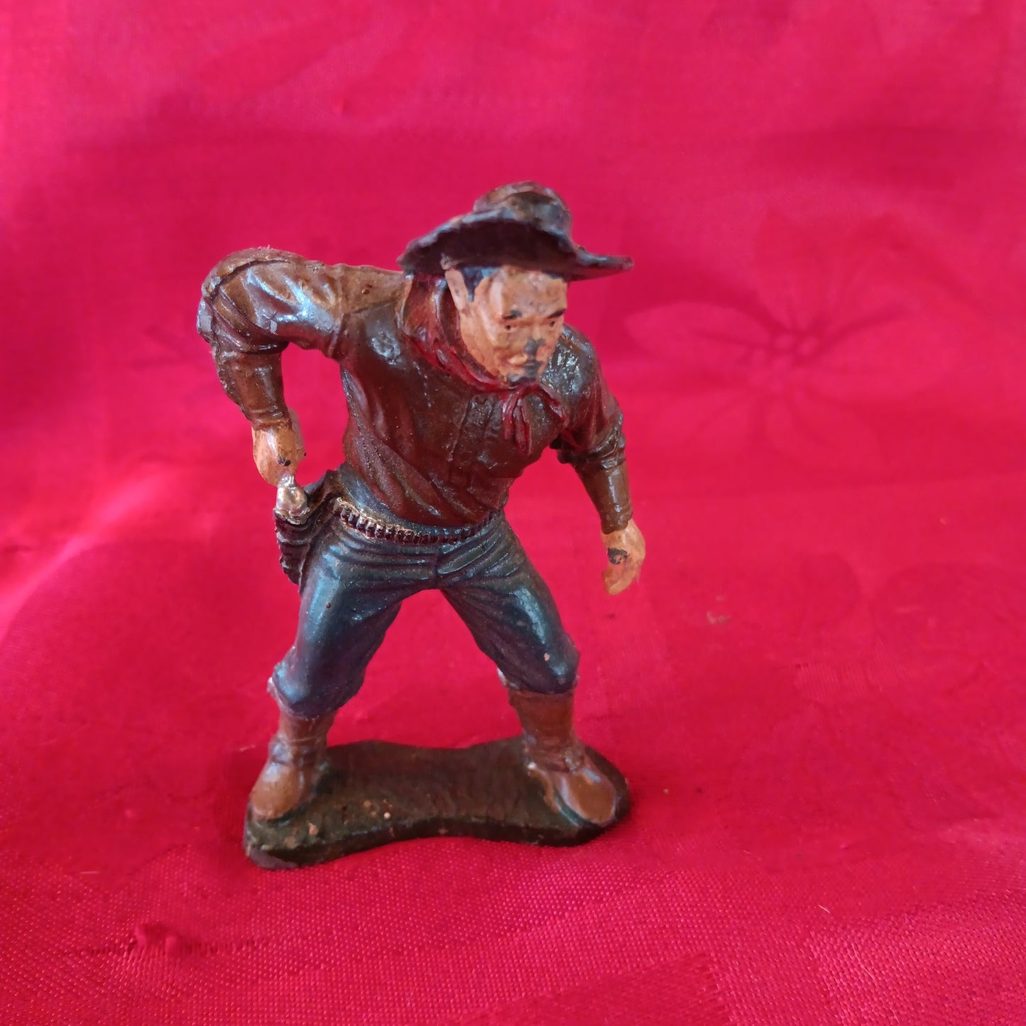 Lead Cowboy with holster-Jantiques LLC.