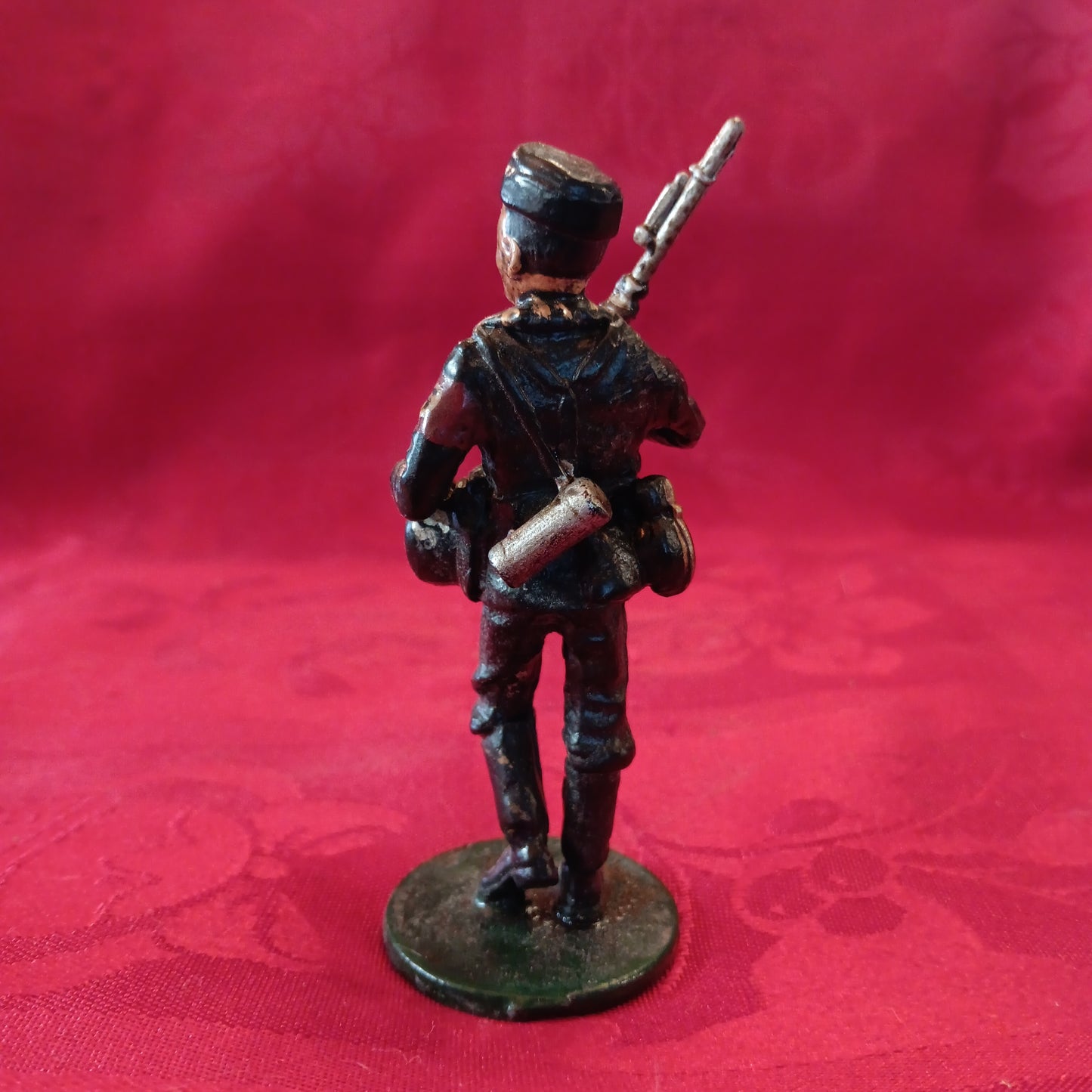 Lead WWII Natzi German Soldier w/ Rifle-Jantiques LLC.