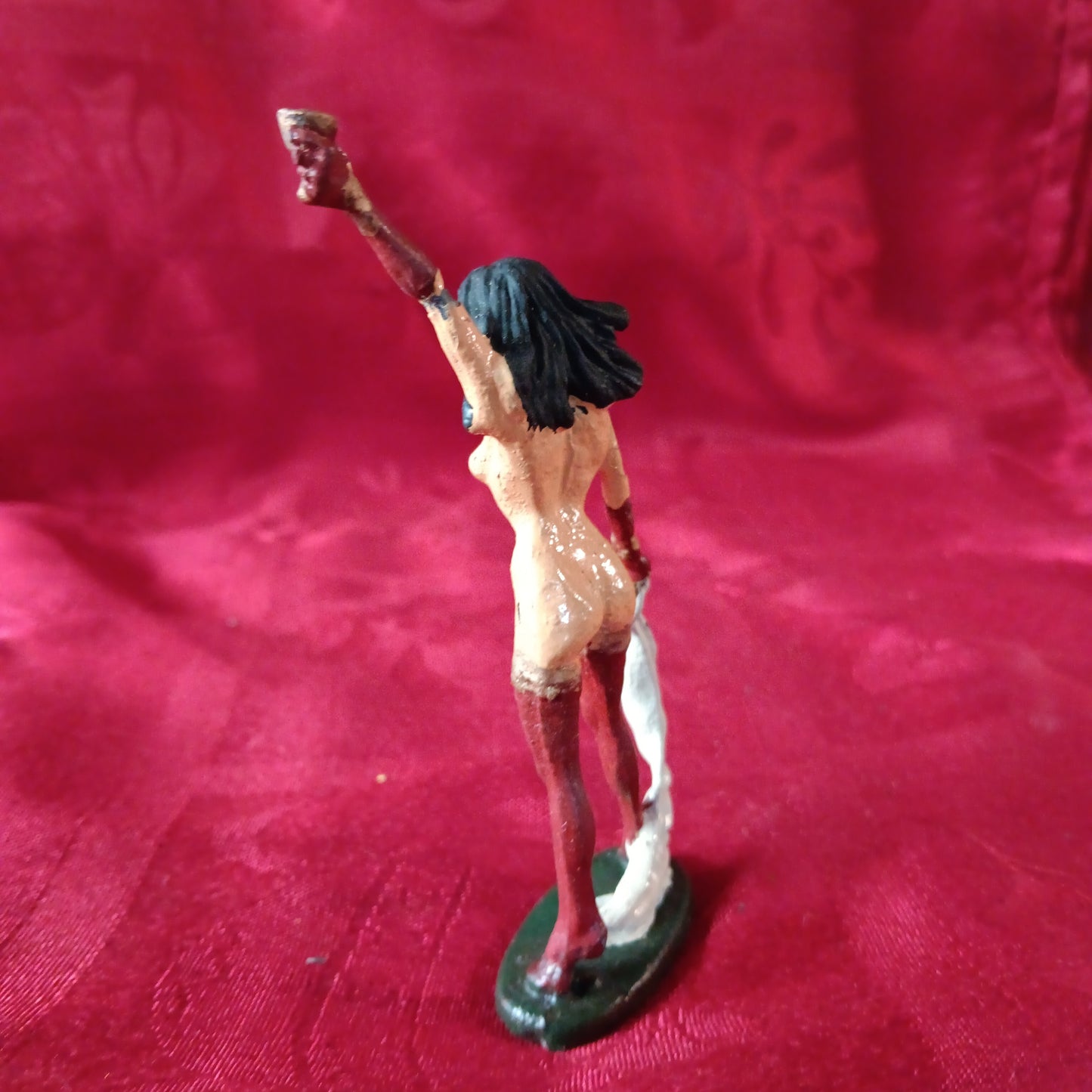 Lead Erotic Woman Naked Warrior - Black Hair-Jantiques LLC.