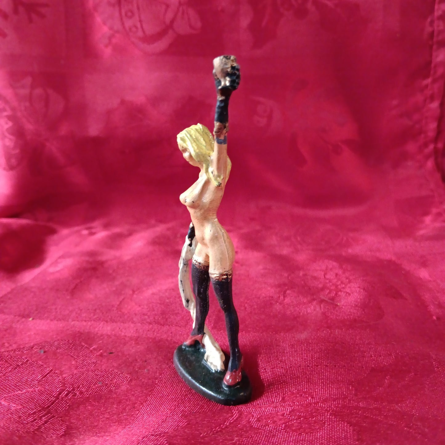 Lead Erotic Woman Naked Warrior - Blonde Hair-Jantiques LLC.