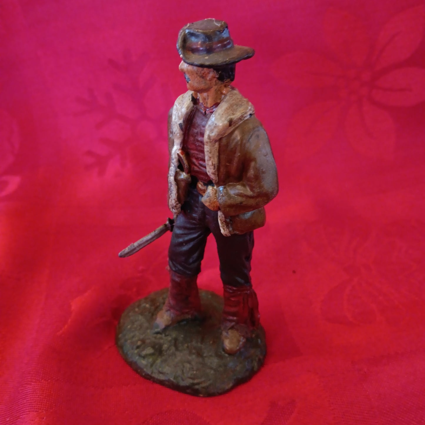 Lead Cowboy with Knife-Jantiques LLC.