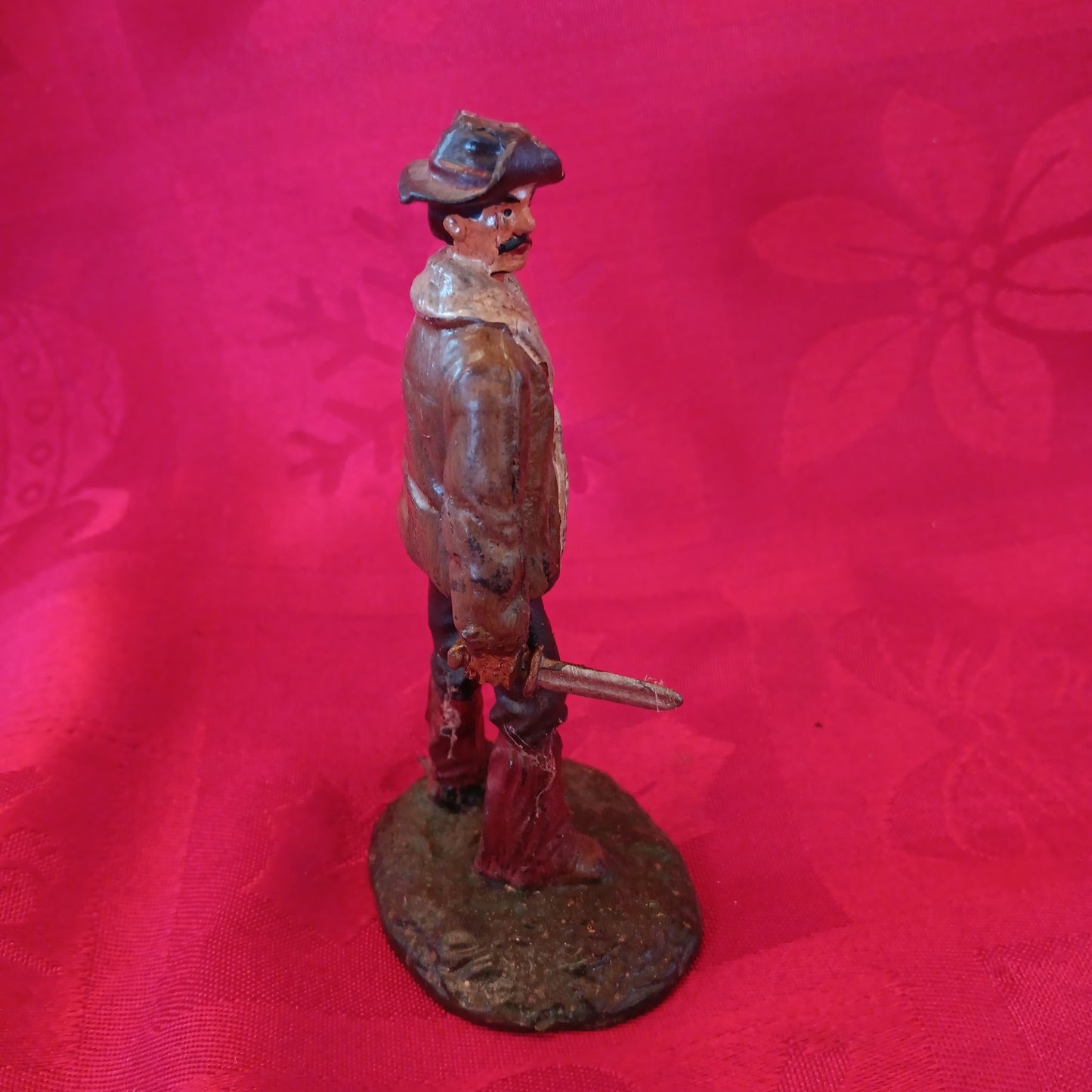 Lead Cowboy with Knife-Jantiques LLC.