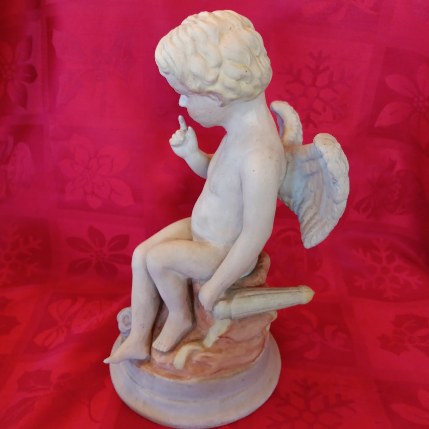 Ceramic - Winged Cherub-Jantiques LLC.