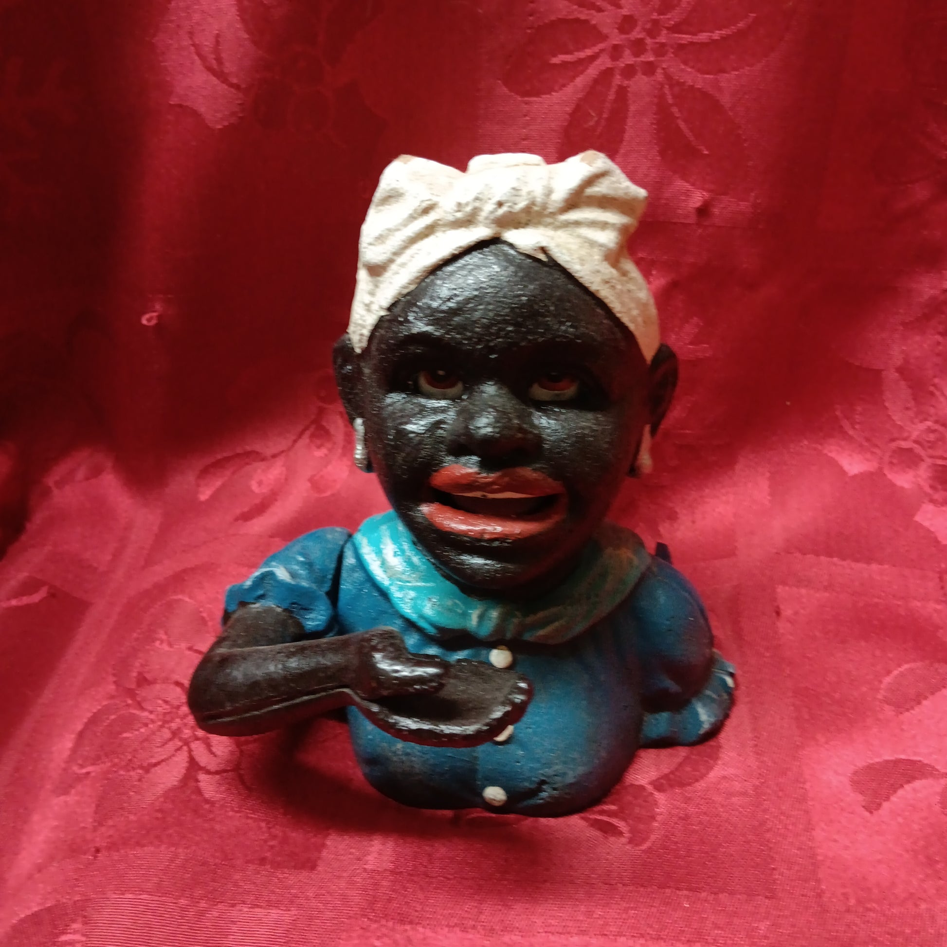 Cast Iron Mechanical Bank - Small Maid-Jantiques LLC.