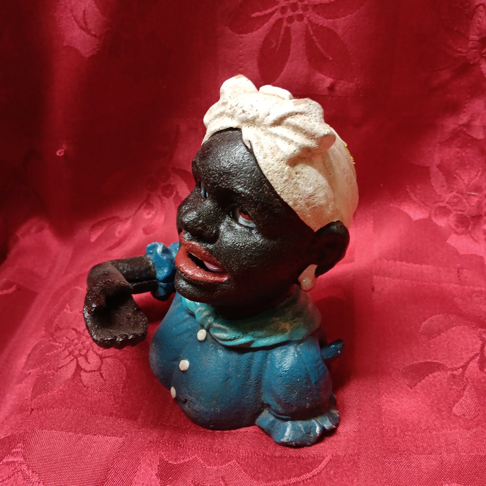 Cast Iron Mechanical Bank - Small Maid-Jantiques LLC.