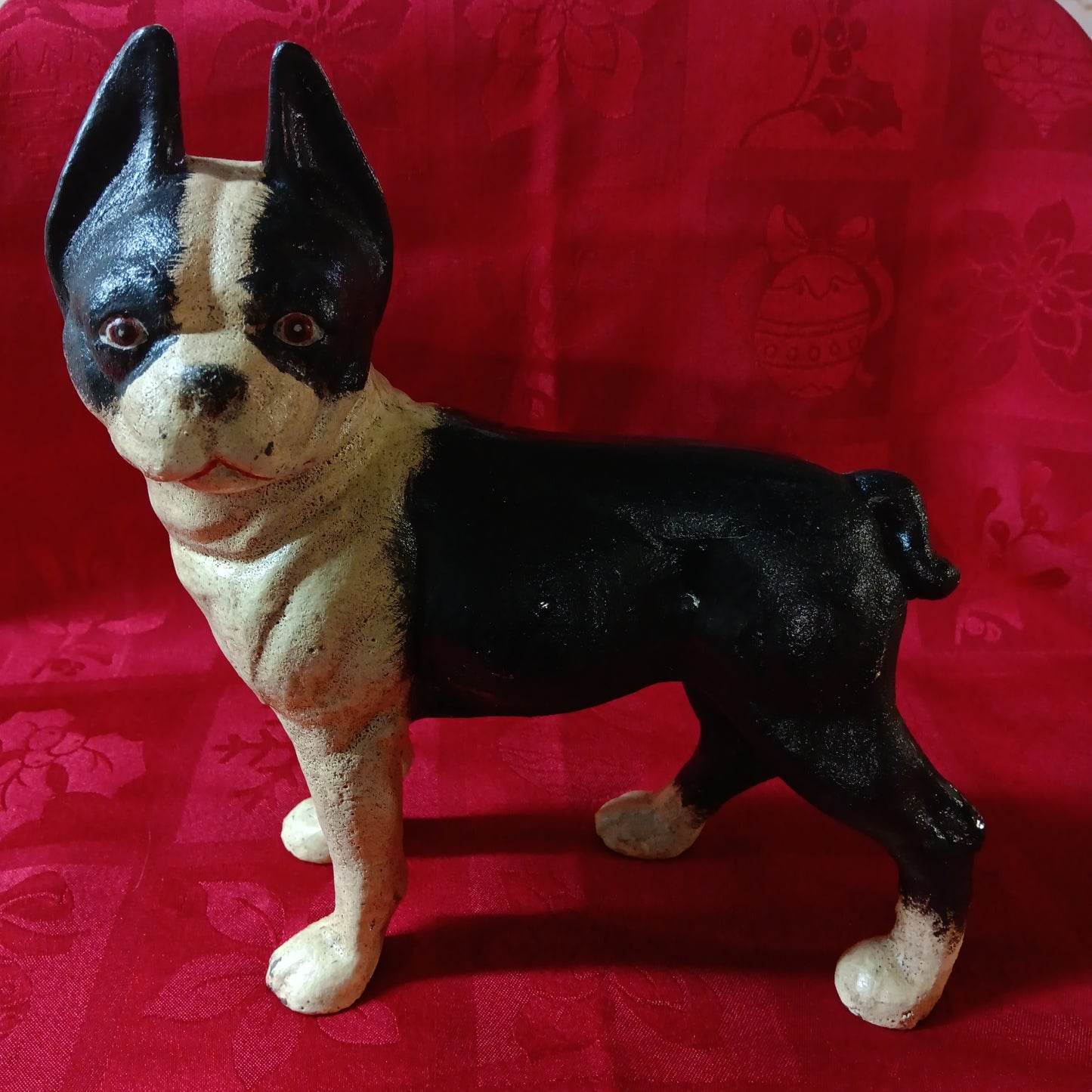 Cast Iron door stop - Boston Terrier-Jantiques LLC.