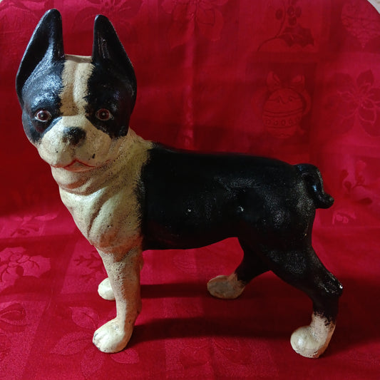 Cast Iron door stop - Boston Terrier-Jantiques LLC.