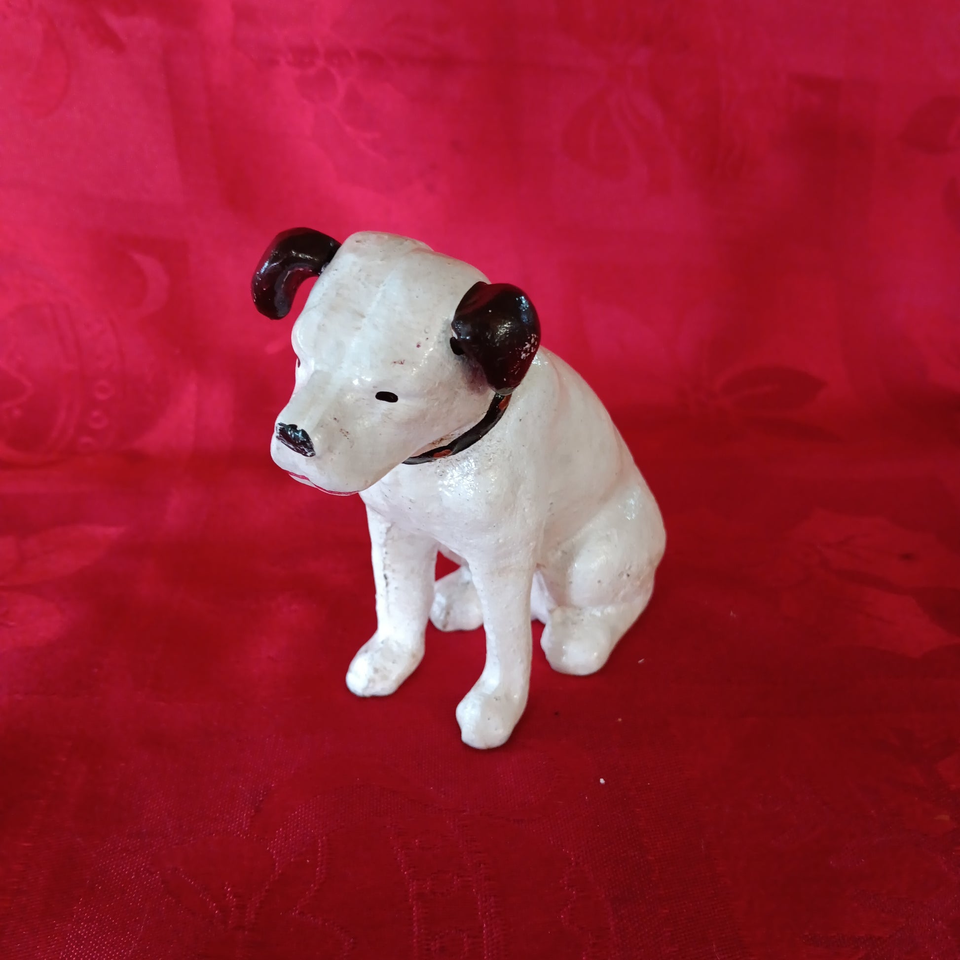 Cast Iron Bank - Mini RCA Nipper Dog Still-Jantiques LLC.