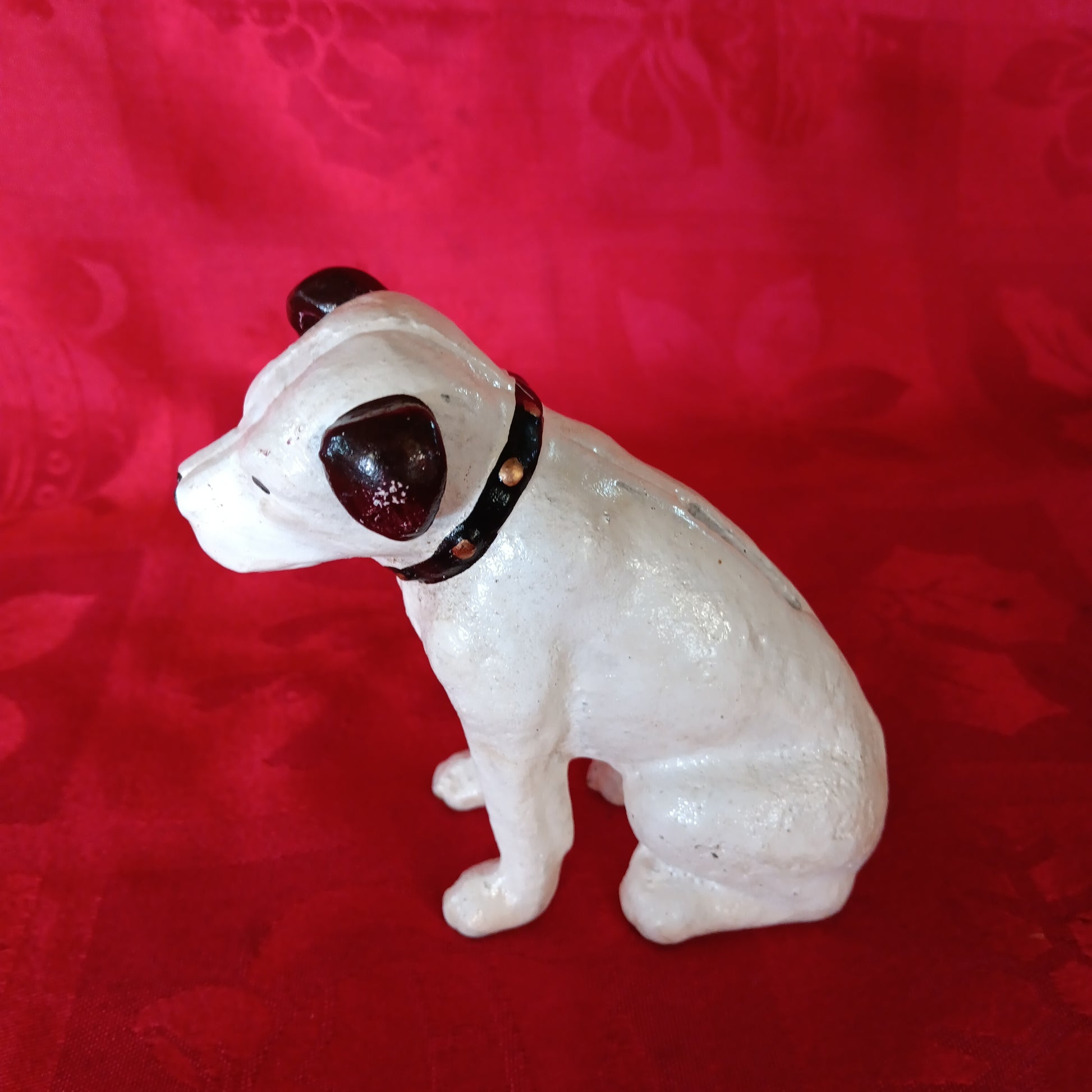 Cast Iron Bank - Mini RCA Nipper Dog Still-Jantiques LLC.