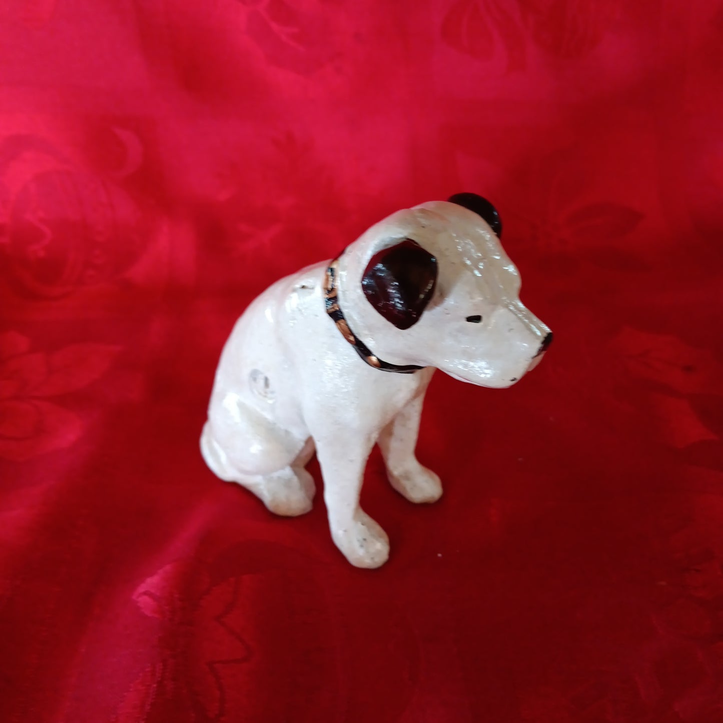 Cast Iron Bank - Mini RCA Nipper Dog Still-Jantiques LLC.