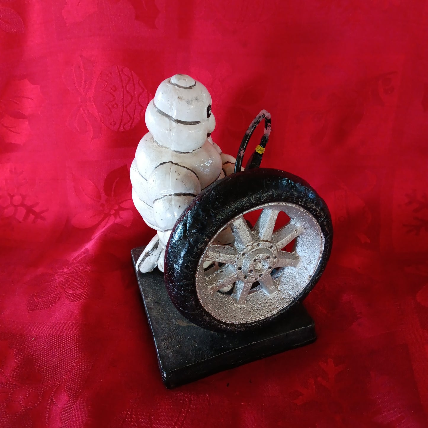 Michelin Figurine - Cast Iron Michelin Man Tire Guage Advertising Piece-Jantiques LLC.