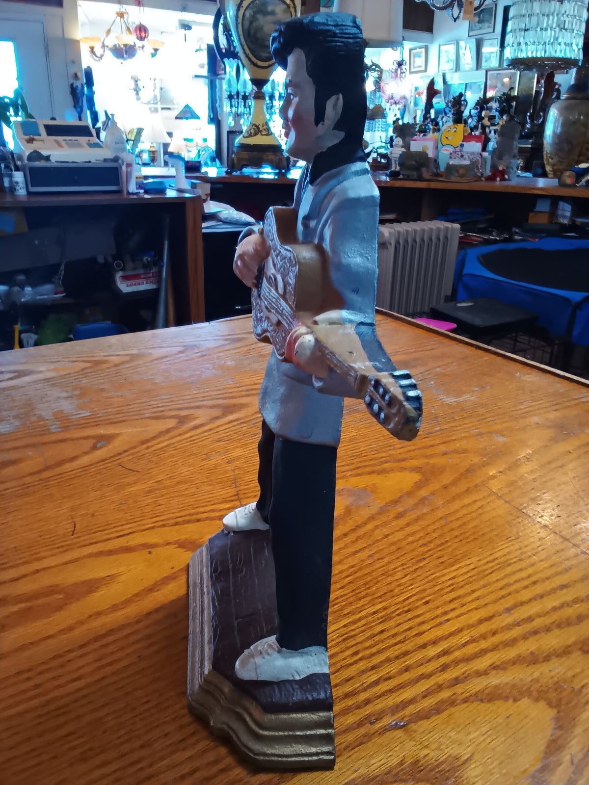 Cast Iron Elvis Door Stopper