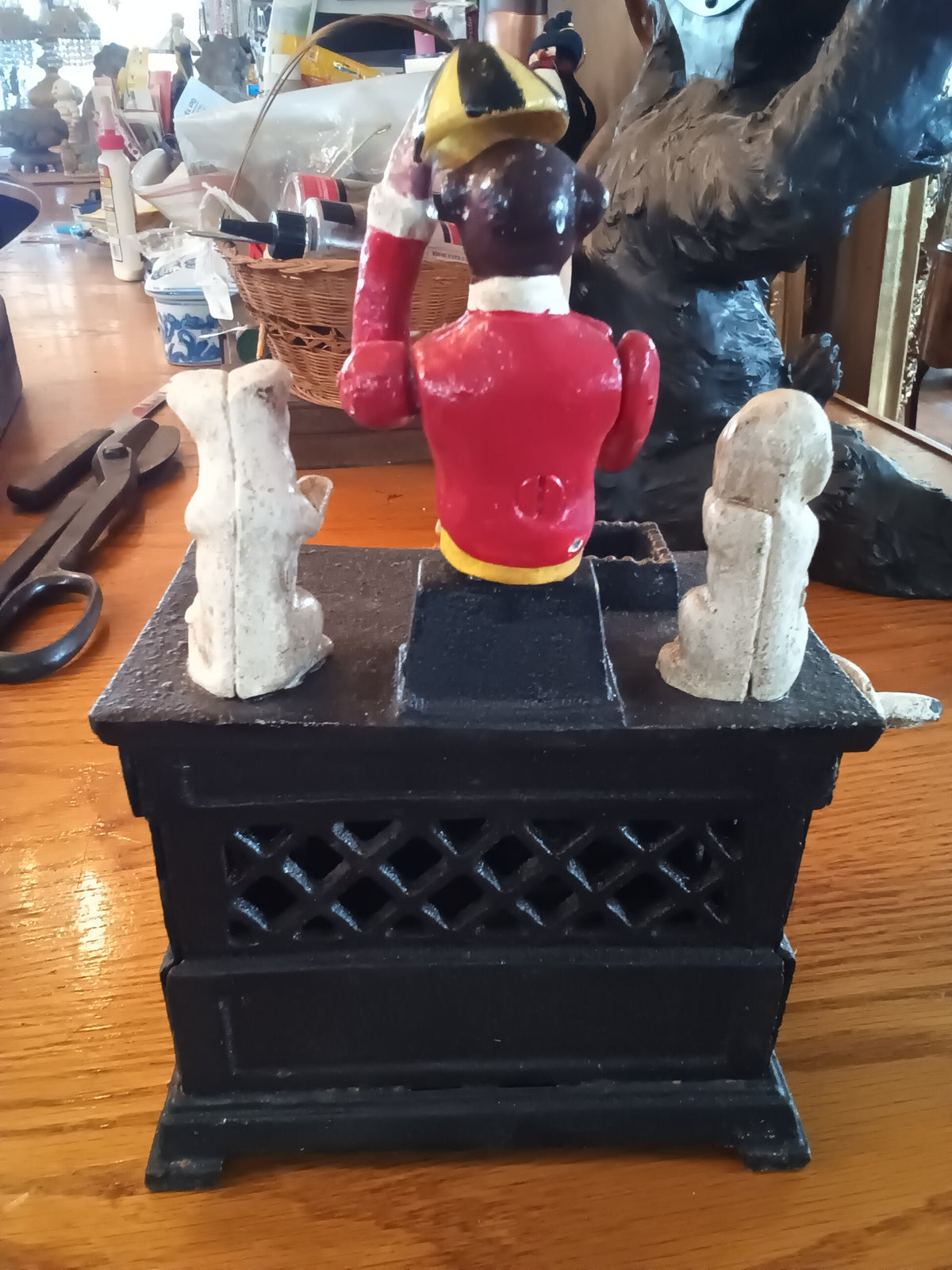 Cast Iron mechanical bank Organ Bank