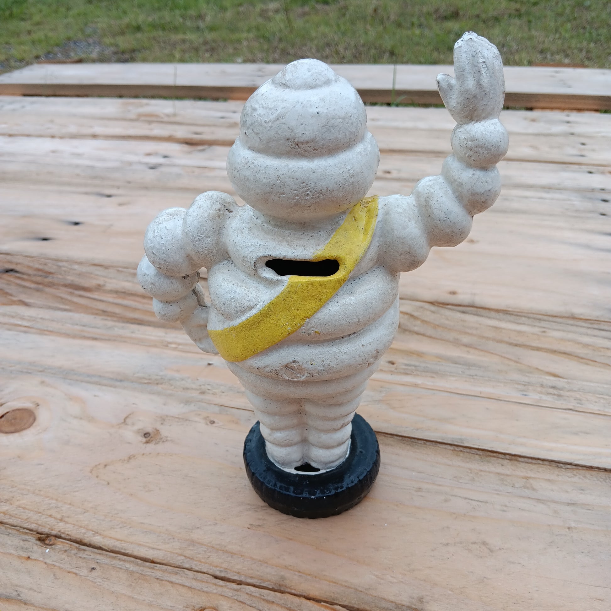 Michelin Man Standing Tire Base Penny Bank-Jantiques LLC.