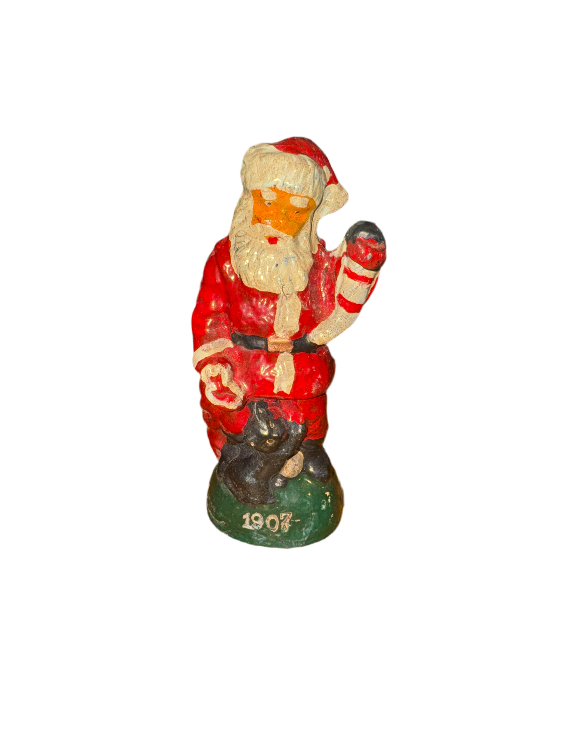 Lead Old Fashion Santa Claus 1907-Jantiques LLC.