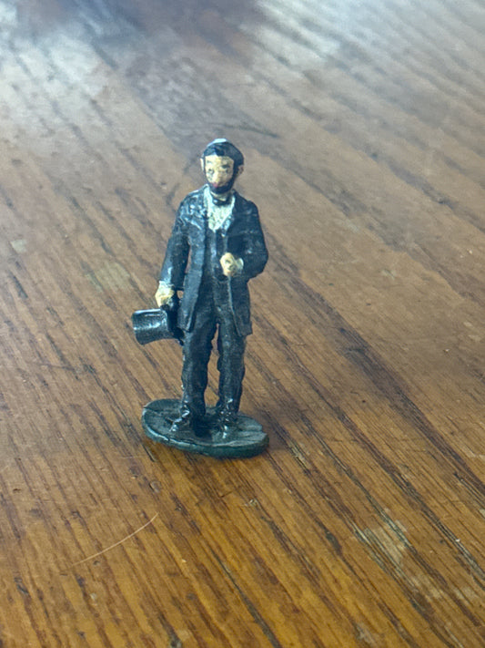 Solid Lead Abe Lincoln Statue