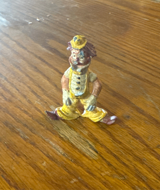 Solid Lead Clown Statue