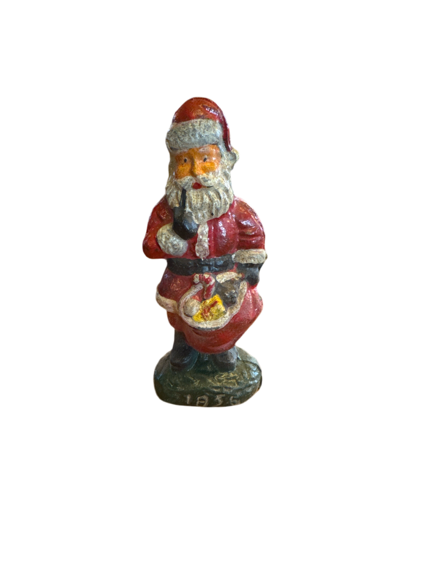 Lead Old Fashion Santa Claus 1855-Jantiques LLC.