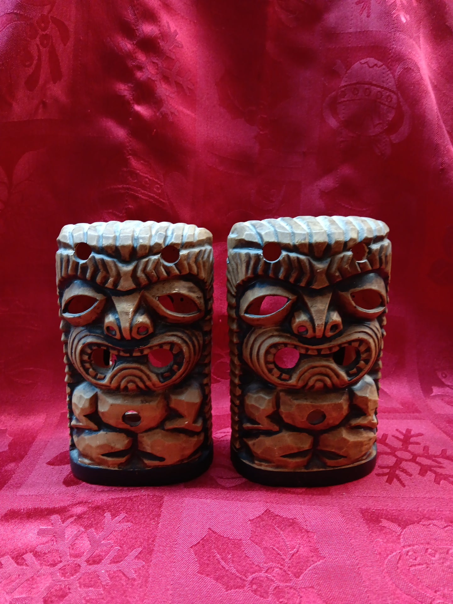 Tiki Tea Light Candle Holder Votive-Jantiques LLC.