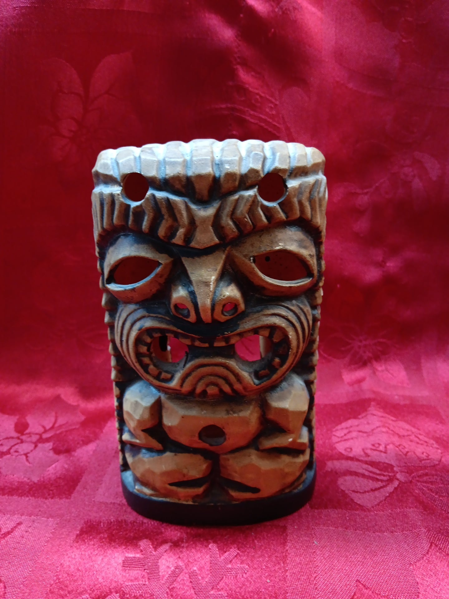 Tiki Tea Light Candle Holder Votive-Jantiques LLC.