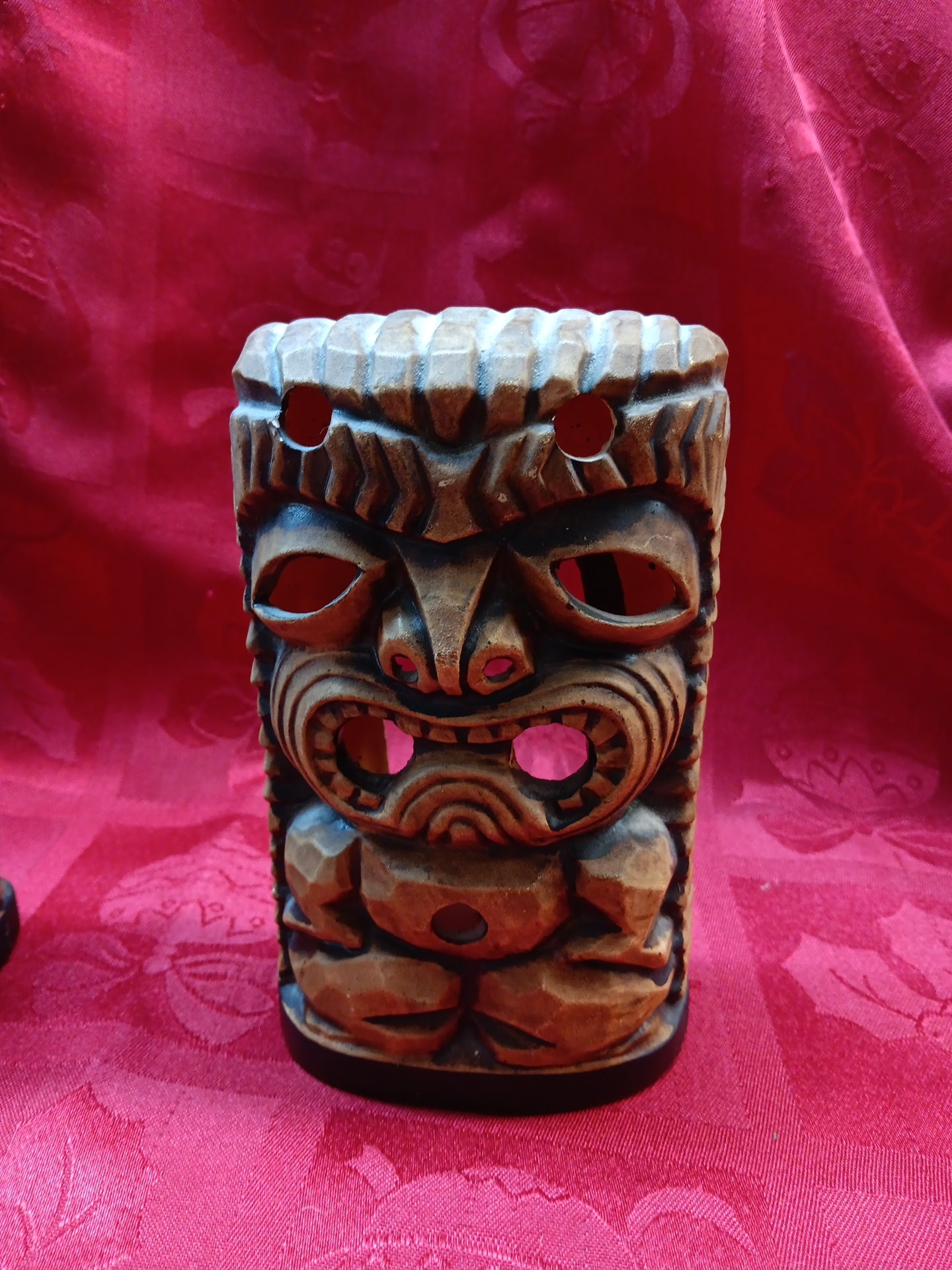 Tiki Tea Light Candle Holder Votive-Jantiques LLC.