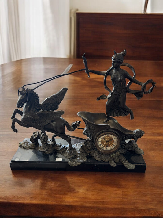 Bronze Pegasus Clock-Jantiques LLC.